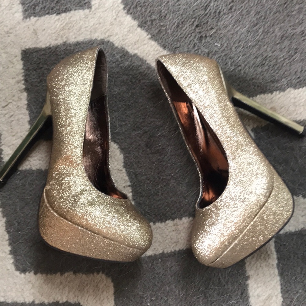 Gold heels